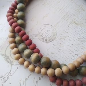Wood Bead Necklace